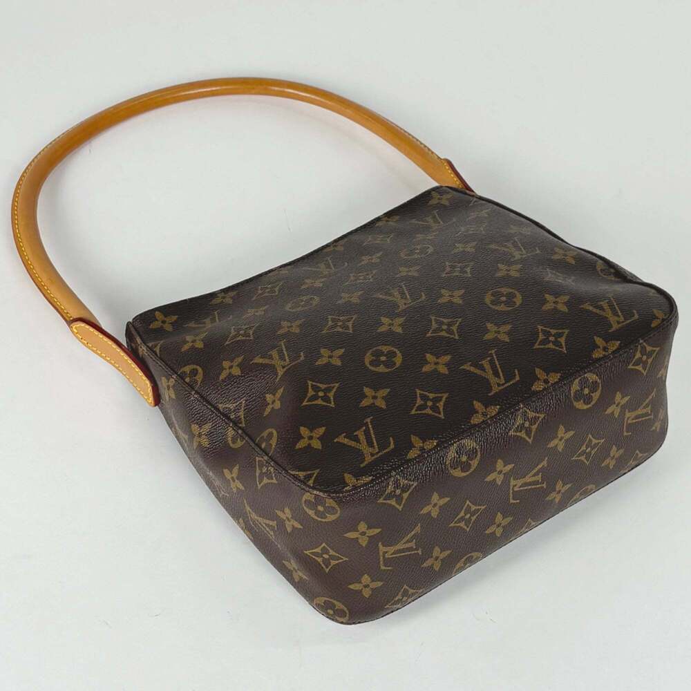 LOUIS VUITTON Authentic Brown Monogram Looping MM Shoulder Bag - Picture 2 of 8